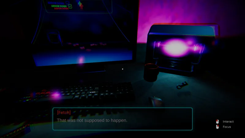 Nothing stays on the screen